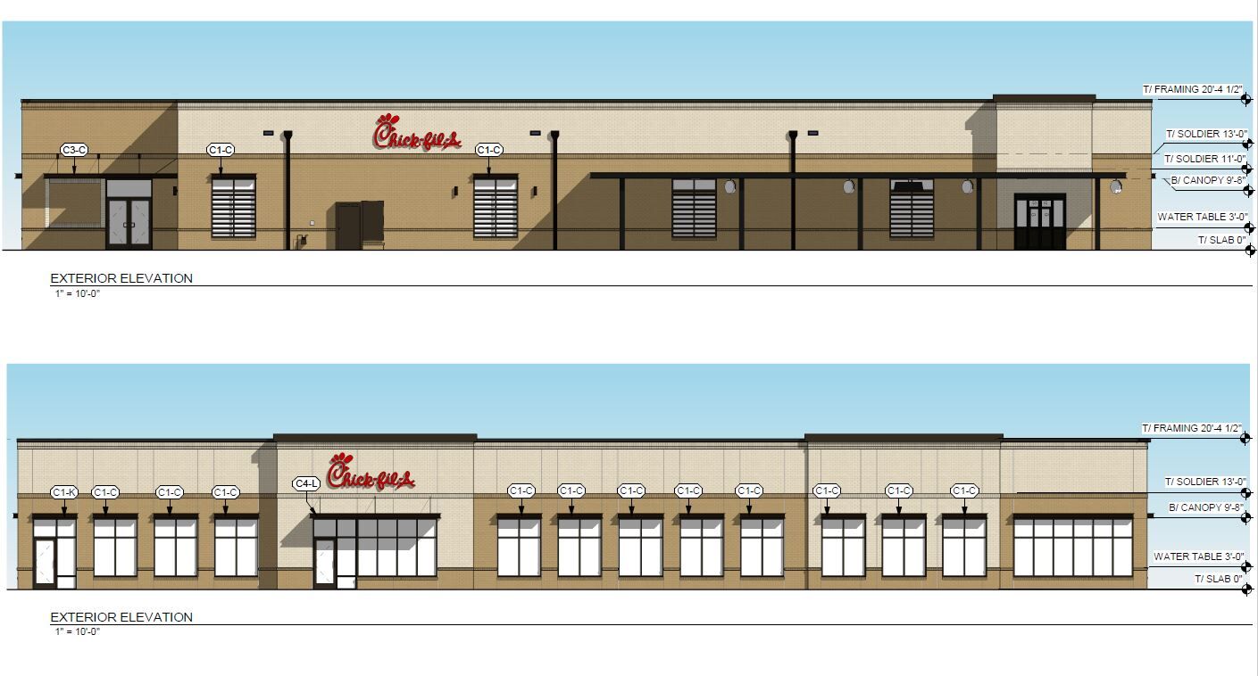 Chick-fil-A Delaware Avenue rendering